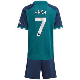 Fotbalový Komplet Arsenal Saka 7 Dětské Alternativní 2023-24 Krátký Rukáv (+ trenýrky)